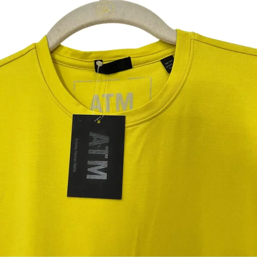 ATM Anthony Thomas Melillo Pima Cotton Jersey T-Shirt Dress- NWT